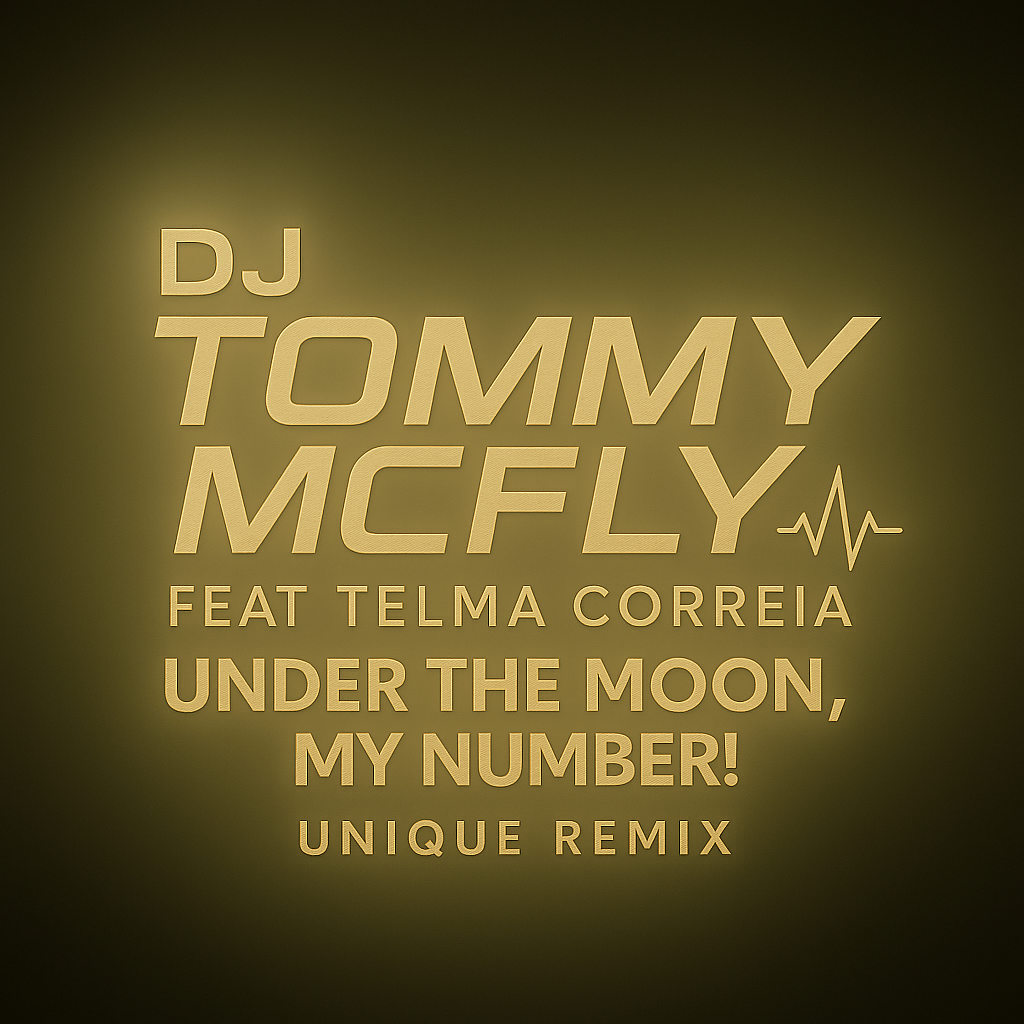 Tommy Mcfly feat Telma Correia - Under The Moon My Number Unique Remix - capa do single
